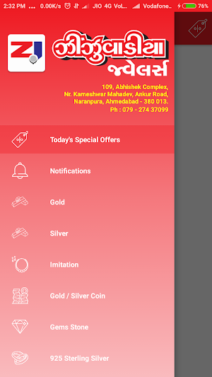 Zinzuwadia Jewellers Screenshot 2