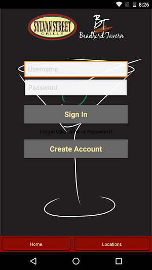 Sylvan Street Grille Loyalty Screenshot 0