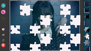 Wednesday Addams Game Puzzle Screenshot 3