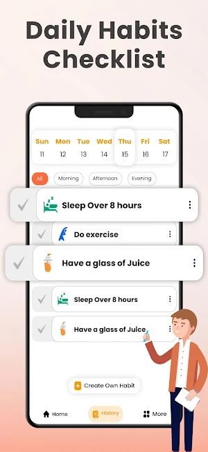 Habit Tracker & Daily Planner Screenshot 2
