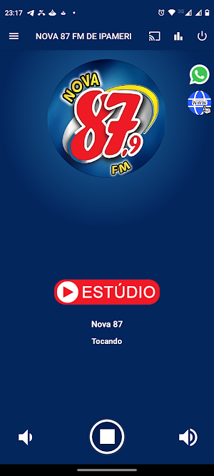 Nova 87 FM de Ipameri Screenshot 0