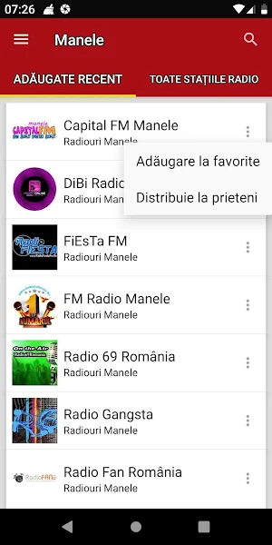 Radiouri de Manele Screenshot 1