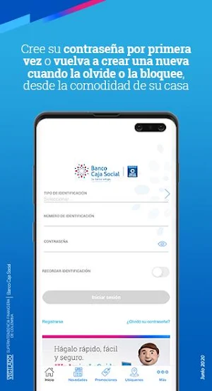 Banco Caja Social Móvil Screenshot 0