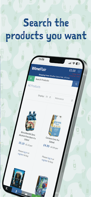 WineFlair Home Delivery Screenshot 1