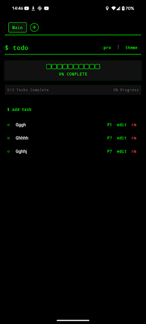 TCheck: CLI Themed To Do List Screenshot 2