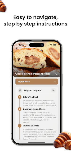 Croissant at home-Learn & Bake Screenshot 2