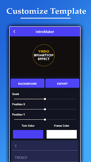 Textro - Intro Maker and Text Animator Screenshot 2