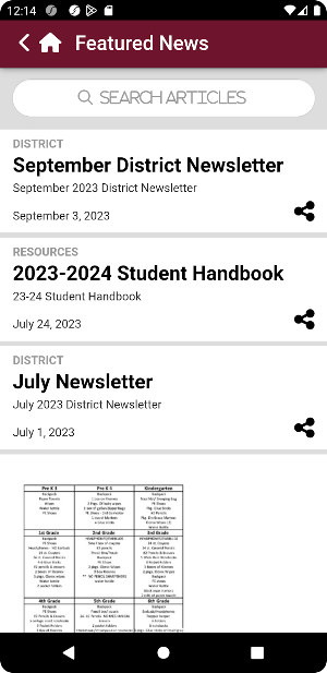 Lewiston Consolidated Schools Screenshot 2
