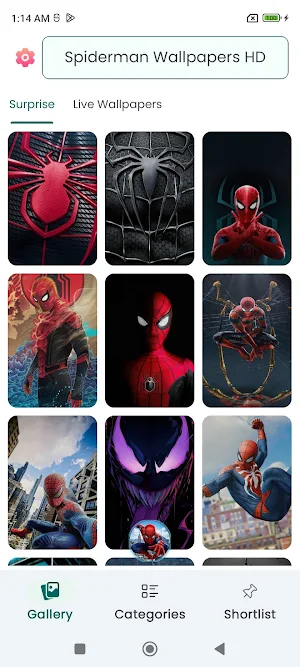 Spiderman Wallpapers HD Screenshot 0