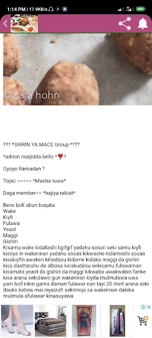 Littafin Koyon Girki Part 2 - Mu Koyi Abinci Screenshot 1