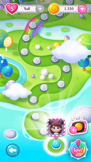 Purple Girl Match Adventure Screenshot 2
