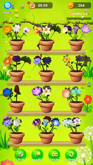 Flower Match - Sort Game Screenshot 2