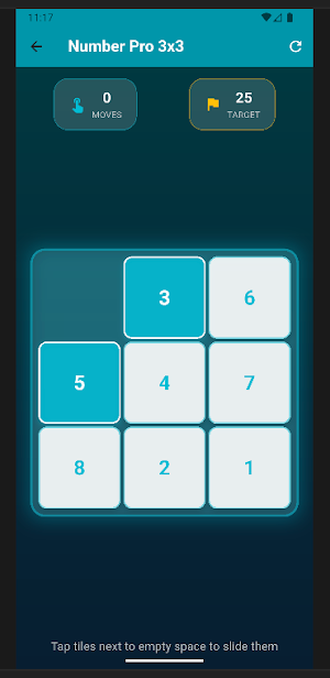 Sliding Number Pro Screenshot 0