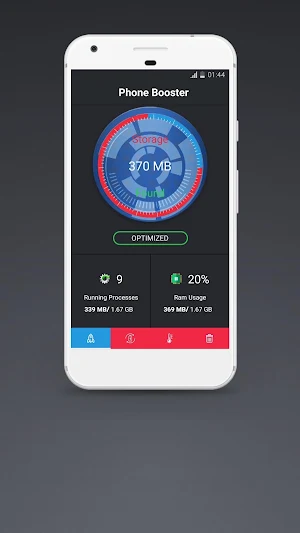 Optimize: Boost Mobile Phones, Clean, CPU, Battery Screenshot 1