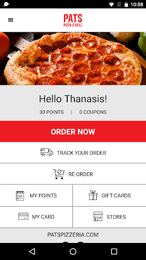 Pat's Pizza and Grill Screenshot 0