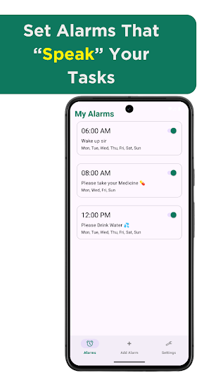 Speak My Task - Alarm Screenshot 1