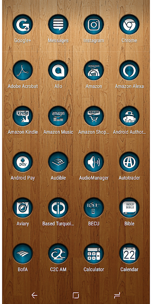 Jaron XW Turquoise Icon Pack Screenshot 3