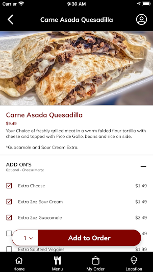 El Sabroso Mexican Grill & Sea Screenshot 3