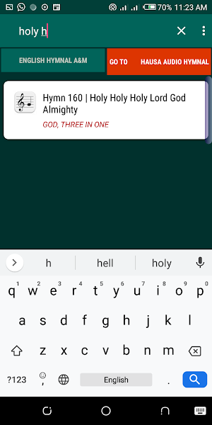 Hausa Audio Hymnal Screenshot 2