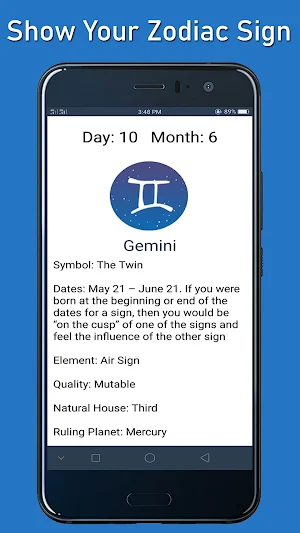 Zodiac Sign Screenshot 3