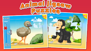Kids Animals Jigsaw Puzzles Screenshot 0
