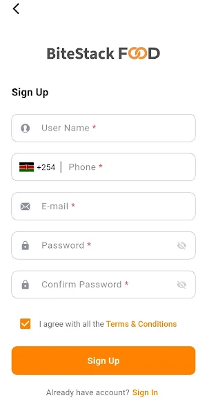 BiteStack Food Screenshot 2