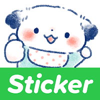 Taiwanese Sticker Fluffy Angel