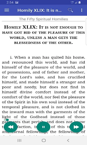 Fifty Spiritual Homilies of Macarius (audiobook) Screenshot 0