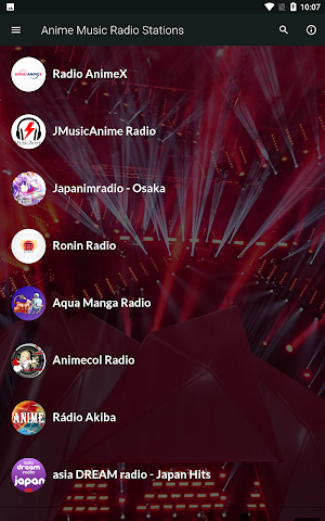 Anime Music Radio Stations Screenshot 0