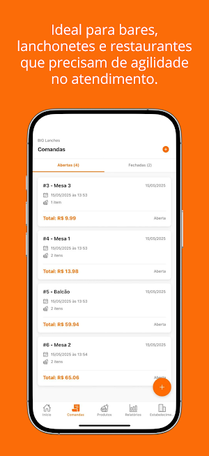 Comandas Pro - Restaurantes Screenshot 1