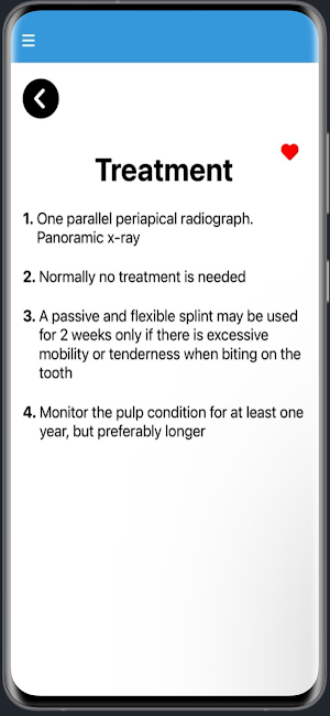Dental Trauma Guide Screenshot 1
