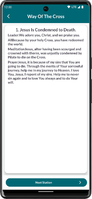 Catholic Liturgical Calendar Screenshot 2