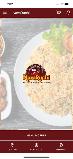 NavaRuchi Restaurant Screenshot 0
