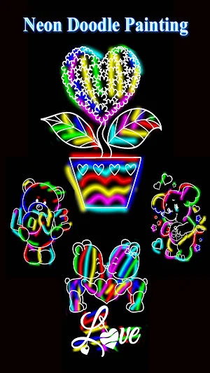 Love Coloring & Doodle Paint Screenshot 3