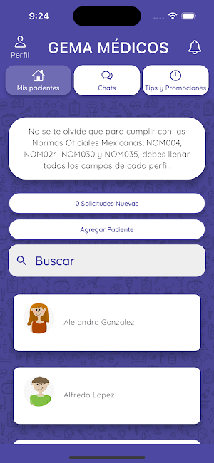 GEMA MÉDICOS Screenshot 0