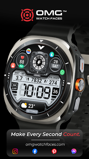 OMG 331 Retro Digital Watch Screenshot 3