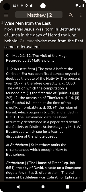 NKJV Commentary Offline Screenshot 2