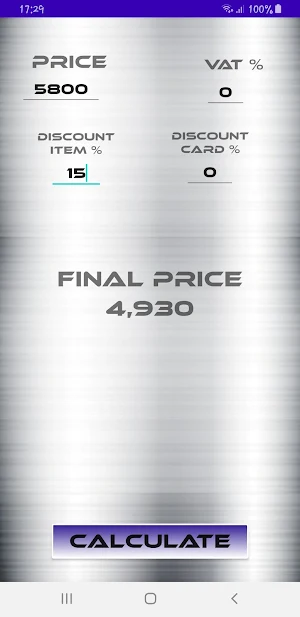 DisCalc - Fast discount calcul Screenshot 0