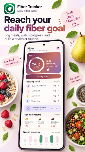 Fiber Tracker: Daily Goal Screenshot 0