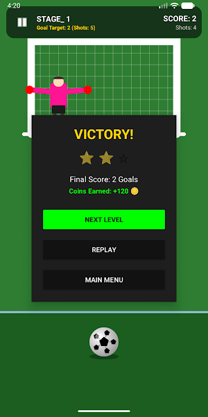 Soccer Goal Challenge Screenshot 3