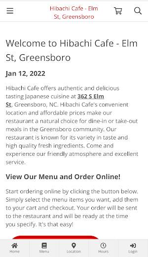 Hibachi Cafe - Greensboro Screenshot 0
