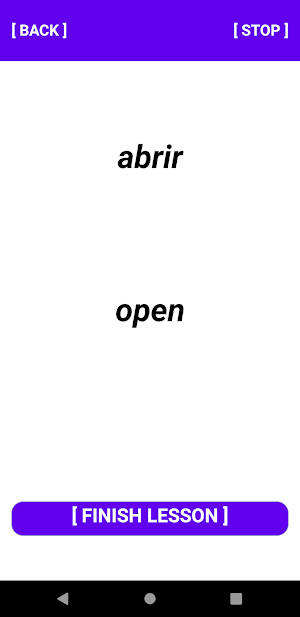 1000 Spanish words Screenshot 3