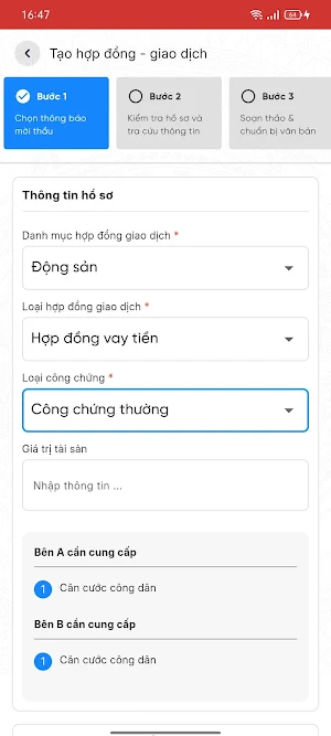 VN Notary Screenshot 2