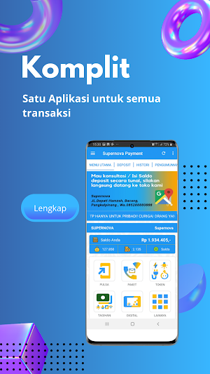 Supernova Payment -Pulsa & Acc Screenshot 0