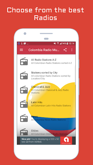 Colombia Radio Music & News Screenshot 0