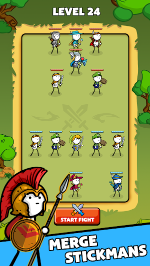 Stickman Merge Master Screenshot 1