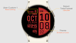 IWF R1 SE watchface Screenshot 1