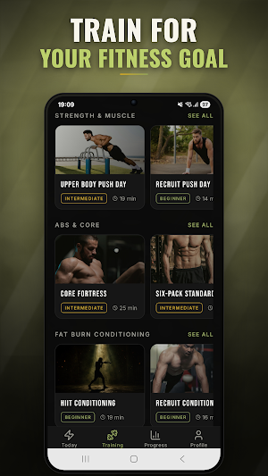 Military Calisthenics Men Screenshot 2