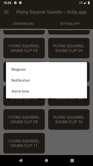 Flying Squirrel Sound Collections ~ Sclip.app Screenshot 2