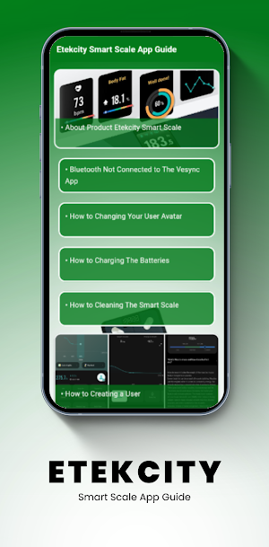 Etekcity Smart Scale App Guide Screenshot 1